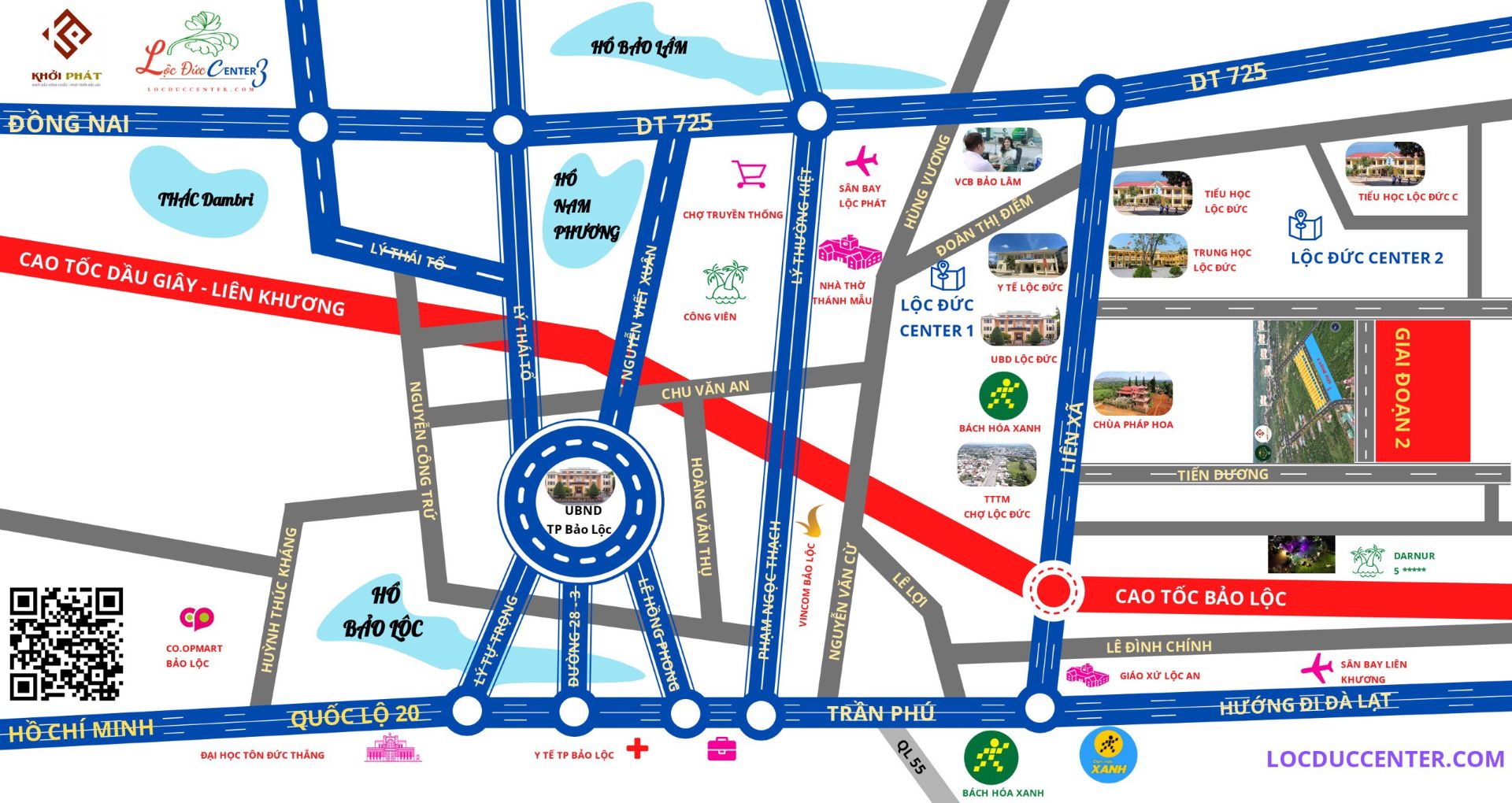 vị trí lộc đức center 3