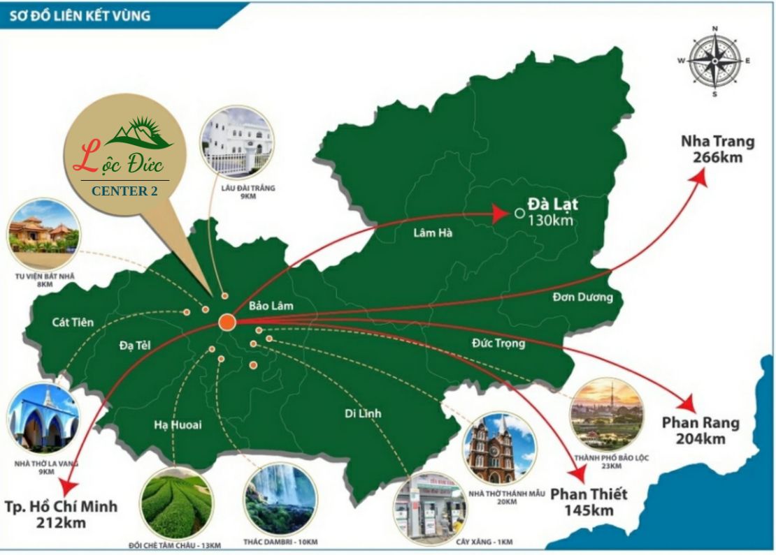 vị trí lộc đức center 2