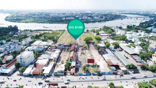 vị trí lô đất căn hộ ldg river bên sông sài gòn