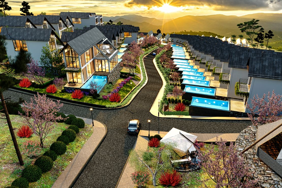 Phối cảnh tiện ích Chân Mây Villas