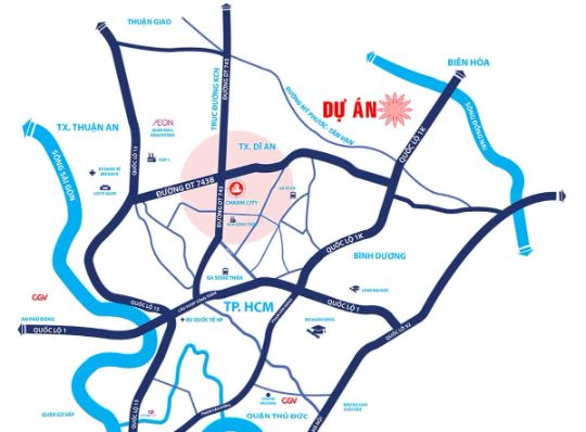 vị trí căn hộ green square